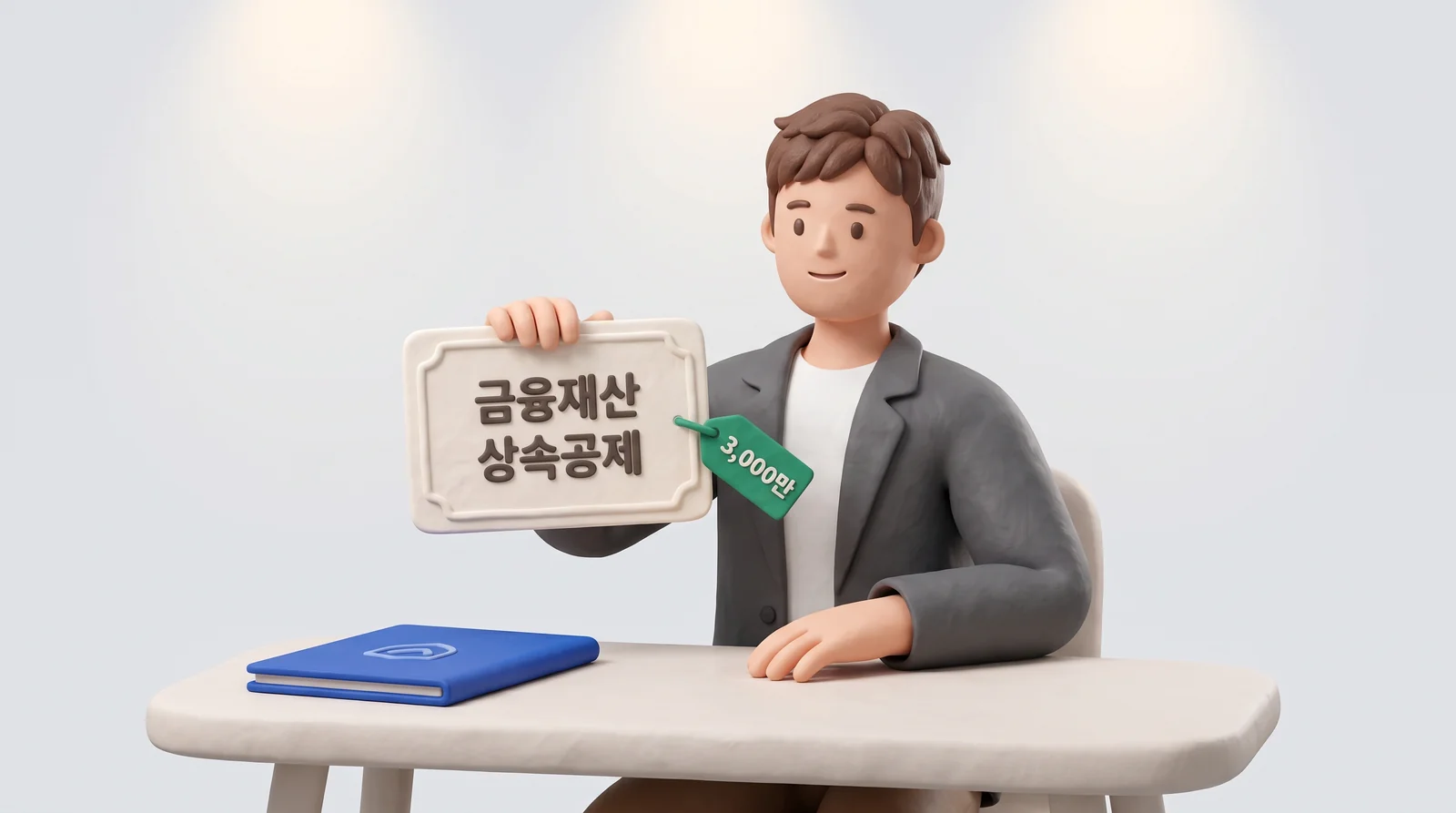 사망보험금 상속재산 1억 5천만 원에 금융재산 상속공제 3,000만 원을 받는 상속인