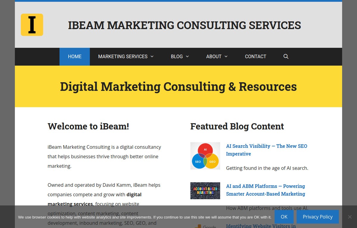 iBeam Marketing Consulting Services
