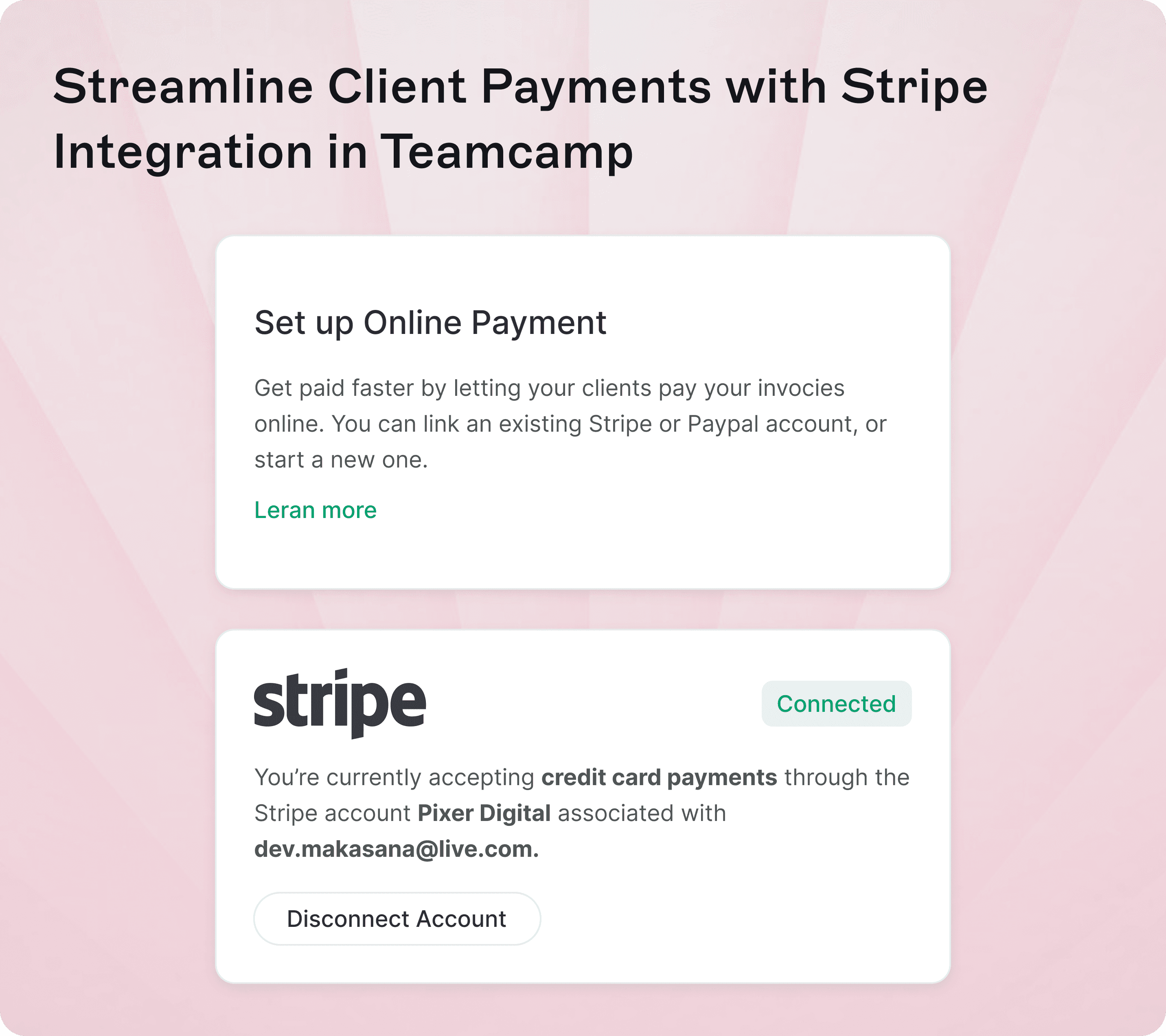 Stripe Integration