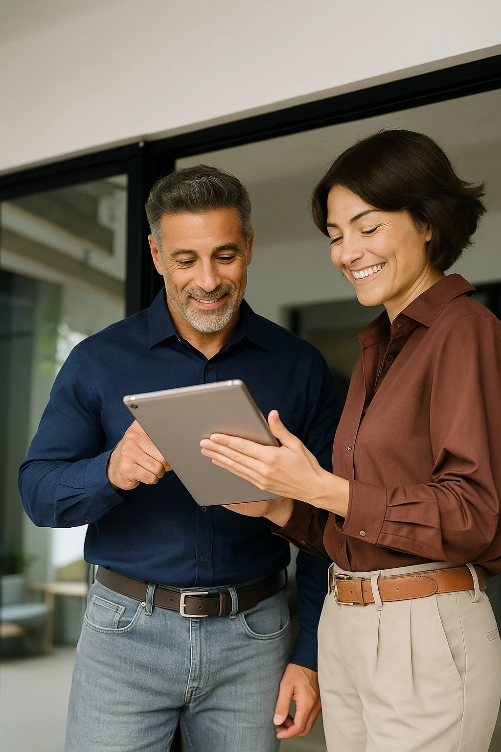 People looking at Ipad