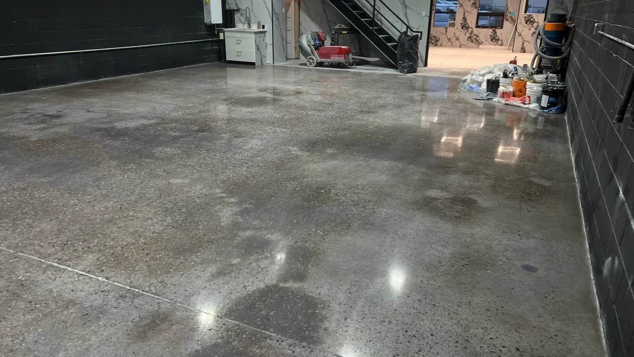 BFS concrete grinding & polishing project