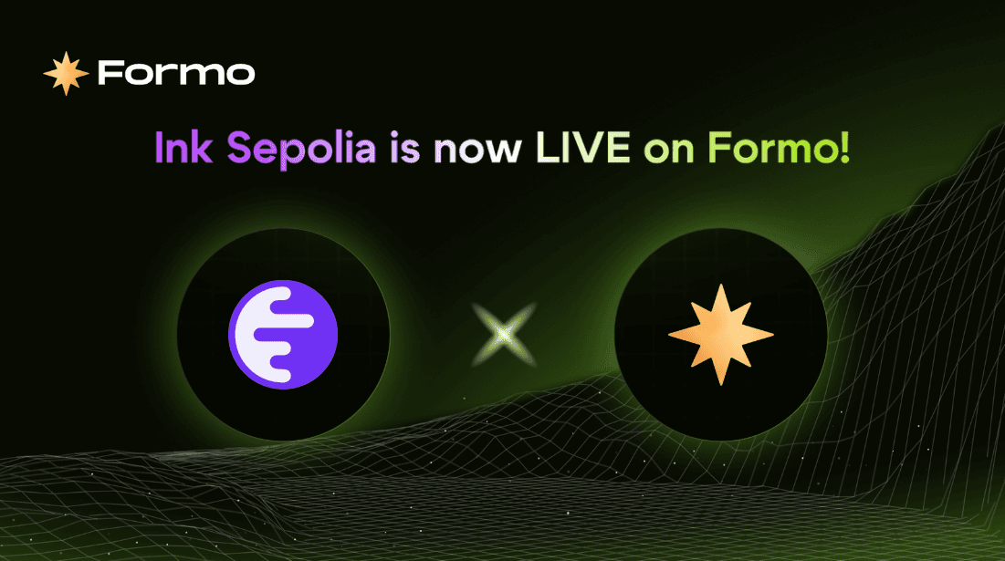 Ink Sepolia is now LIVE on Formo!