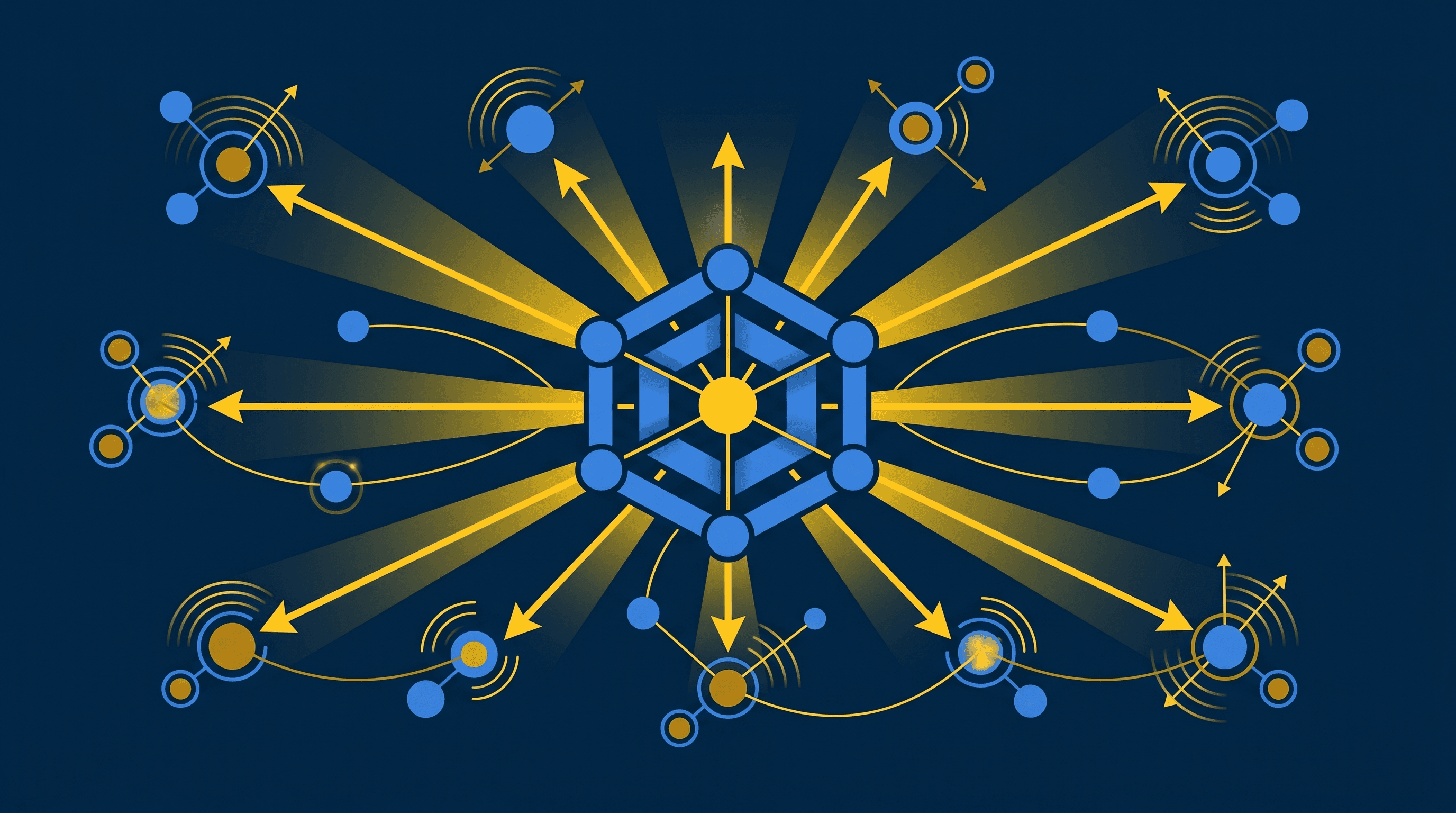 The Commander's Intent Playbook - commander's intent leadership framework visualization with strategic blue and Michigan maize branding