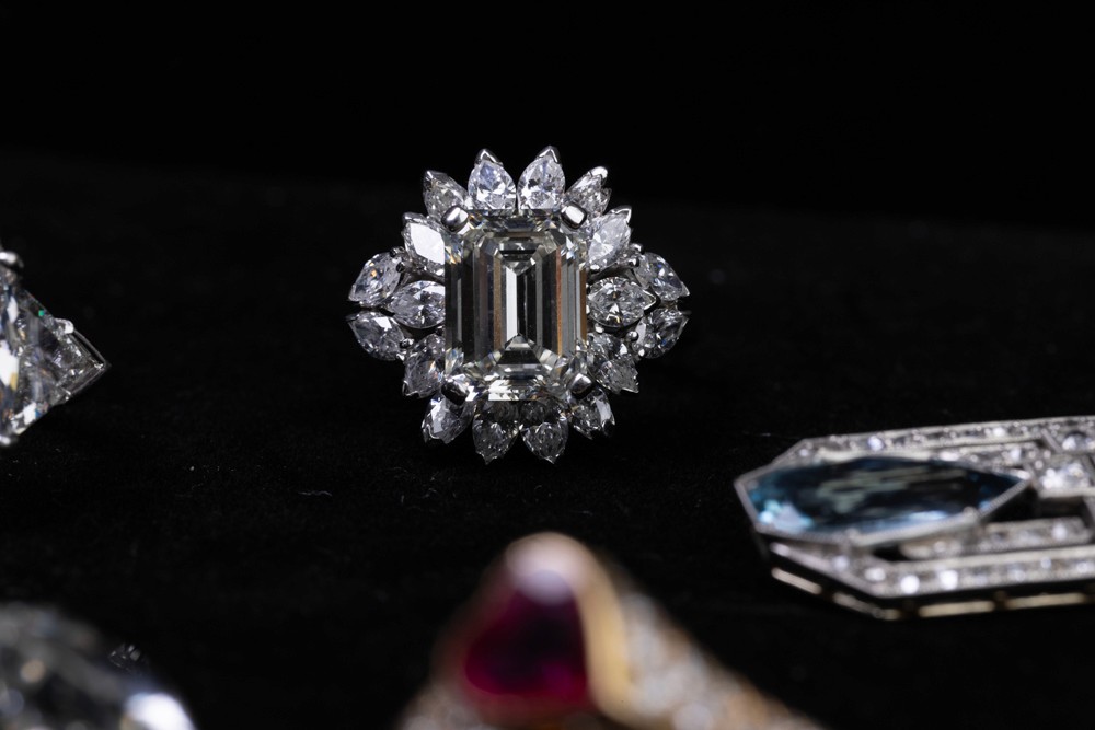 bague en or jaune etr diamant
