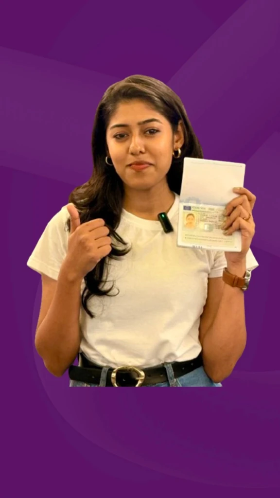 Student Holding Czech Republic Visa