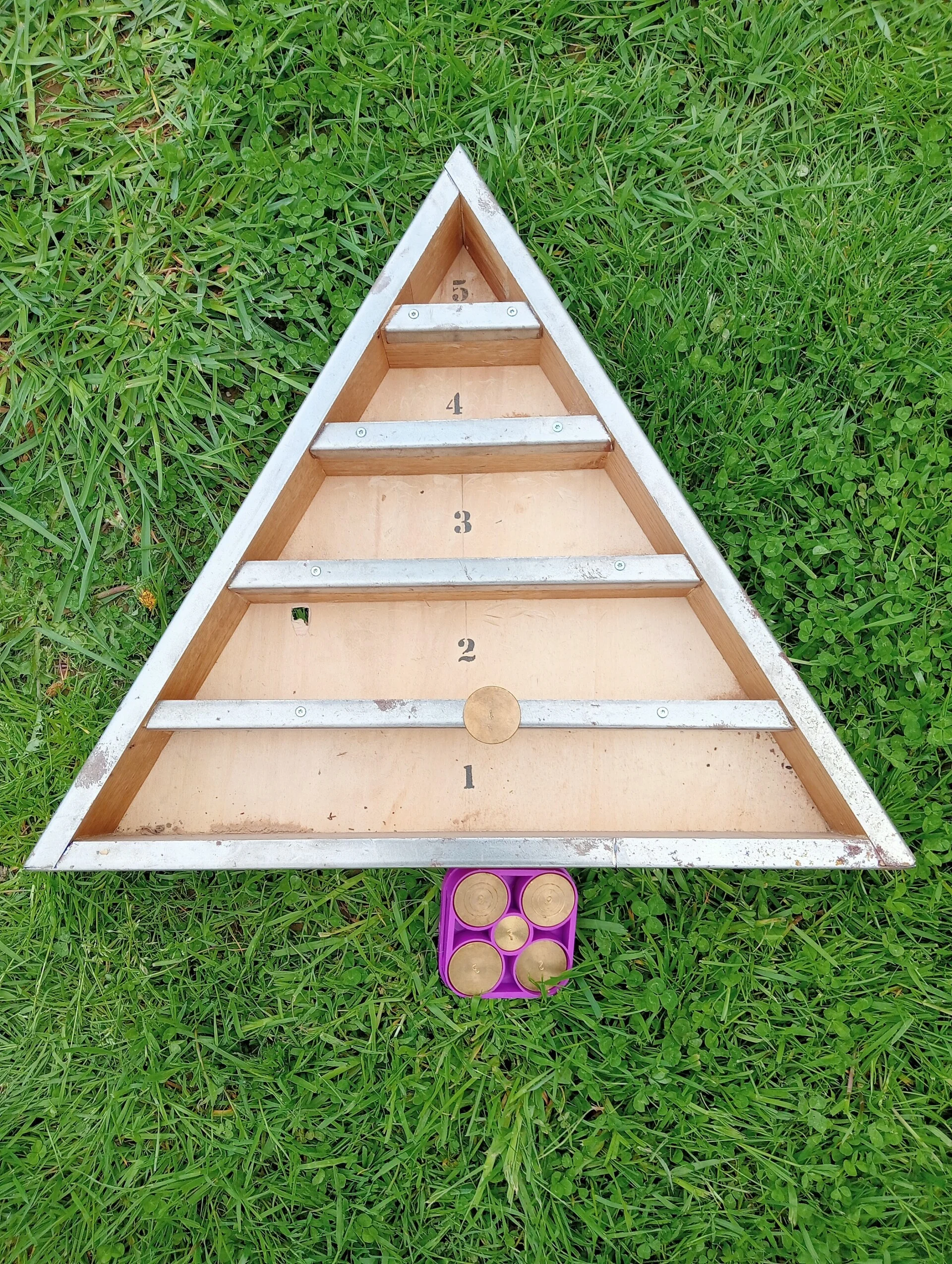 Jeu en bois la boite à palets