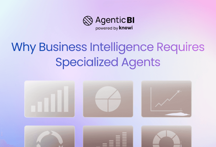 why specialized agents for BI