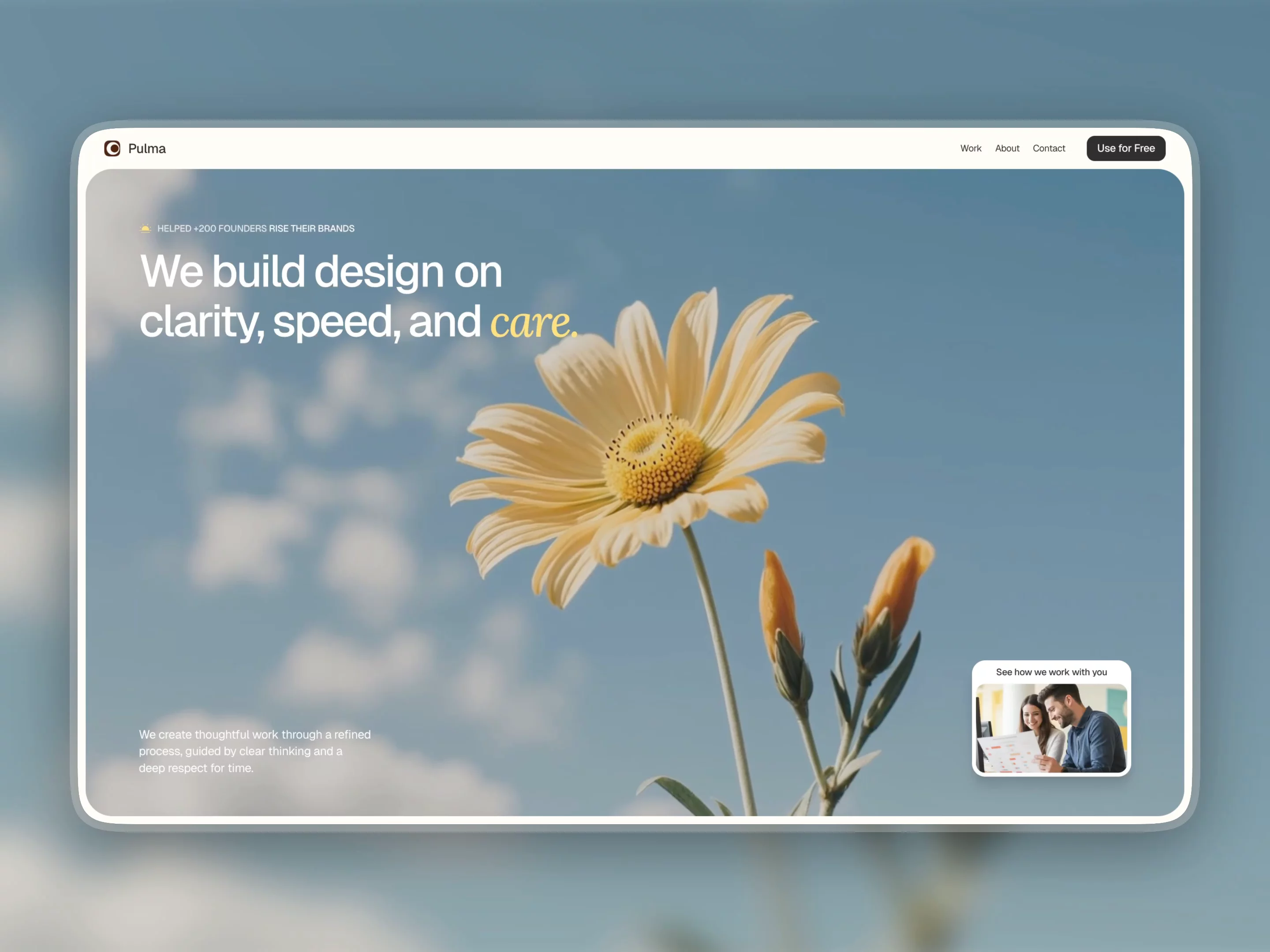 Pulma framer template