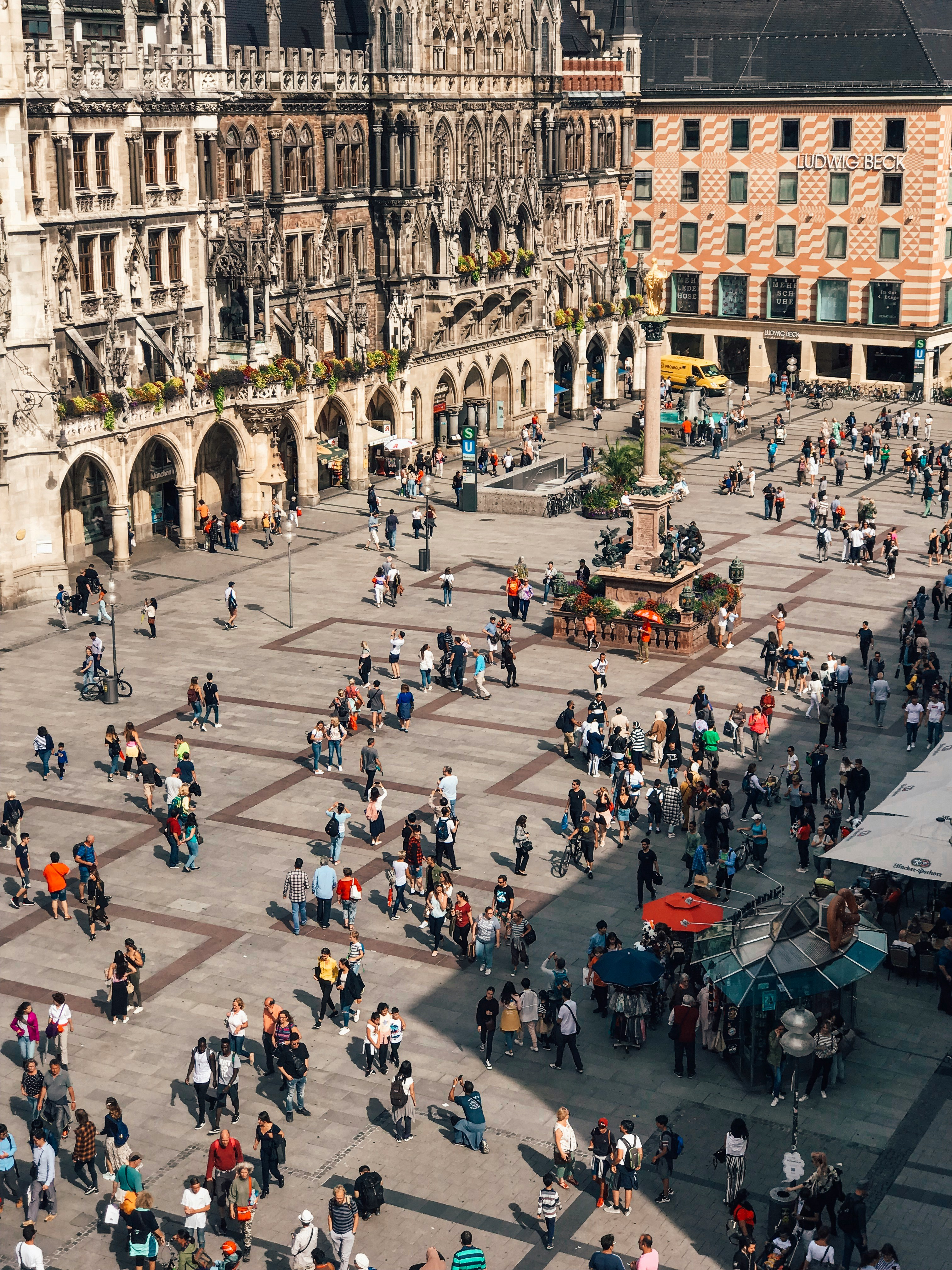 Photo of the main square in Munich