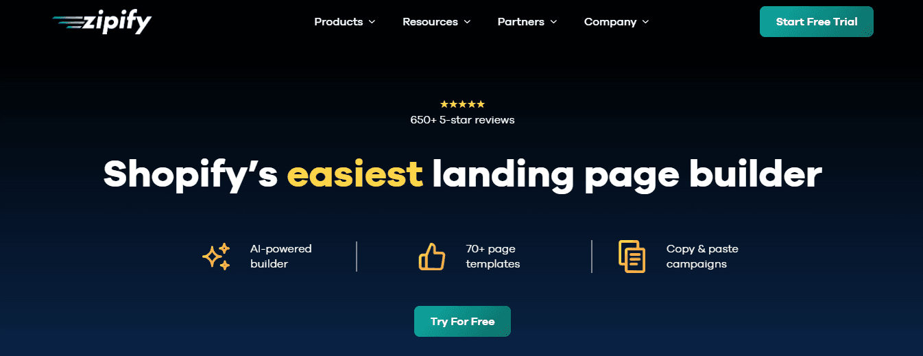 Zipify - Shopify Landing Pages