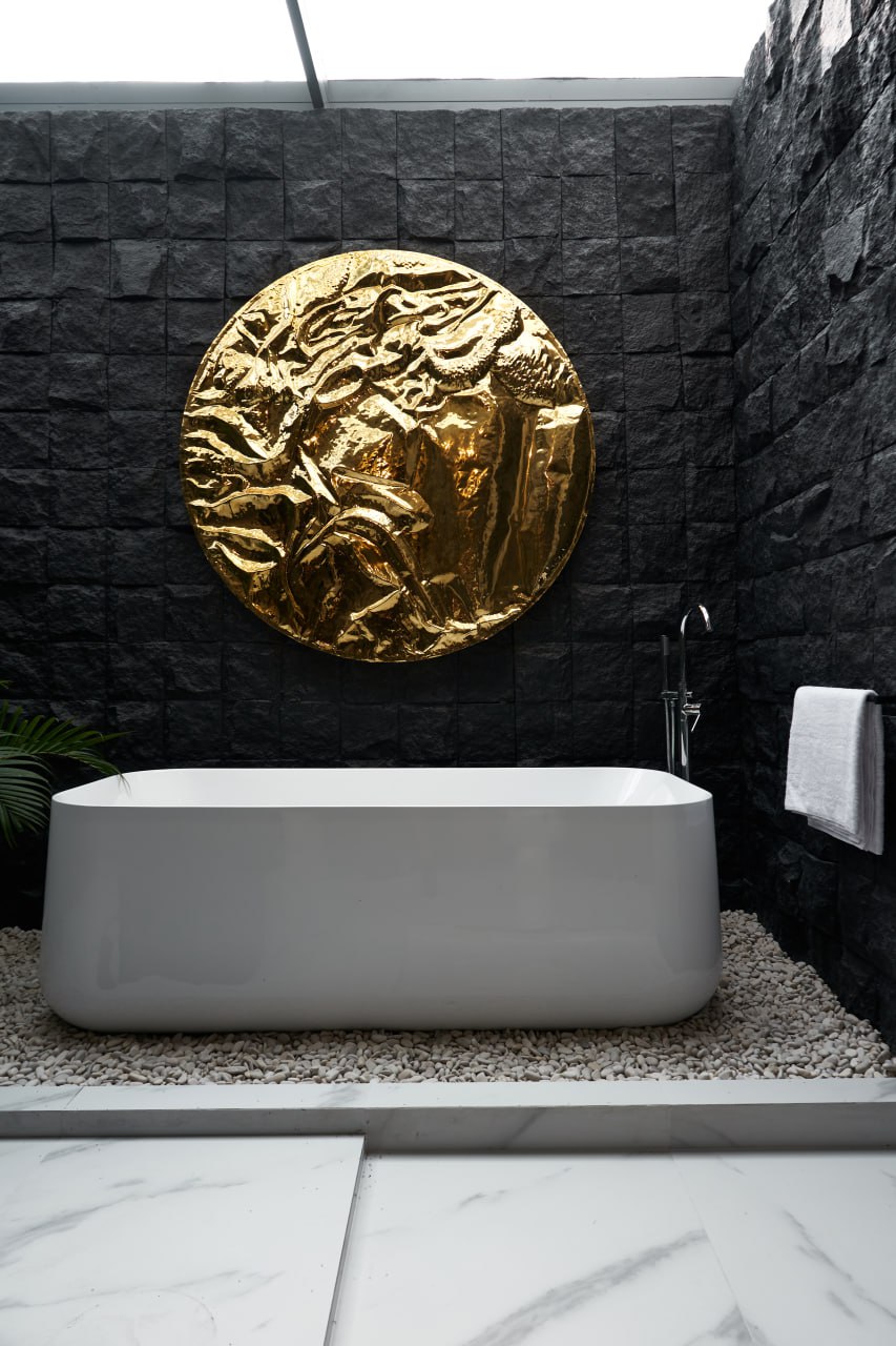 A two-level 2-bedroom villa in North Ubud, fully furnished and overlooking the surrounding jungle