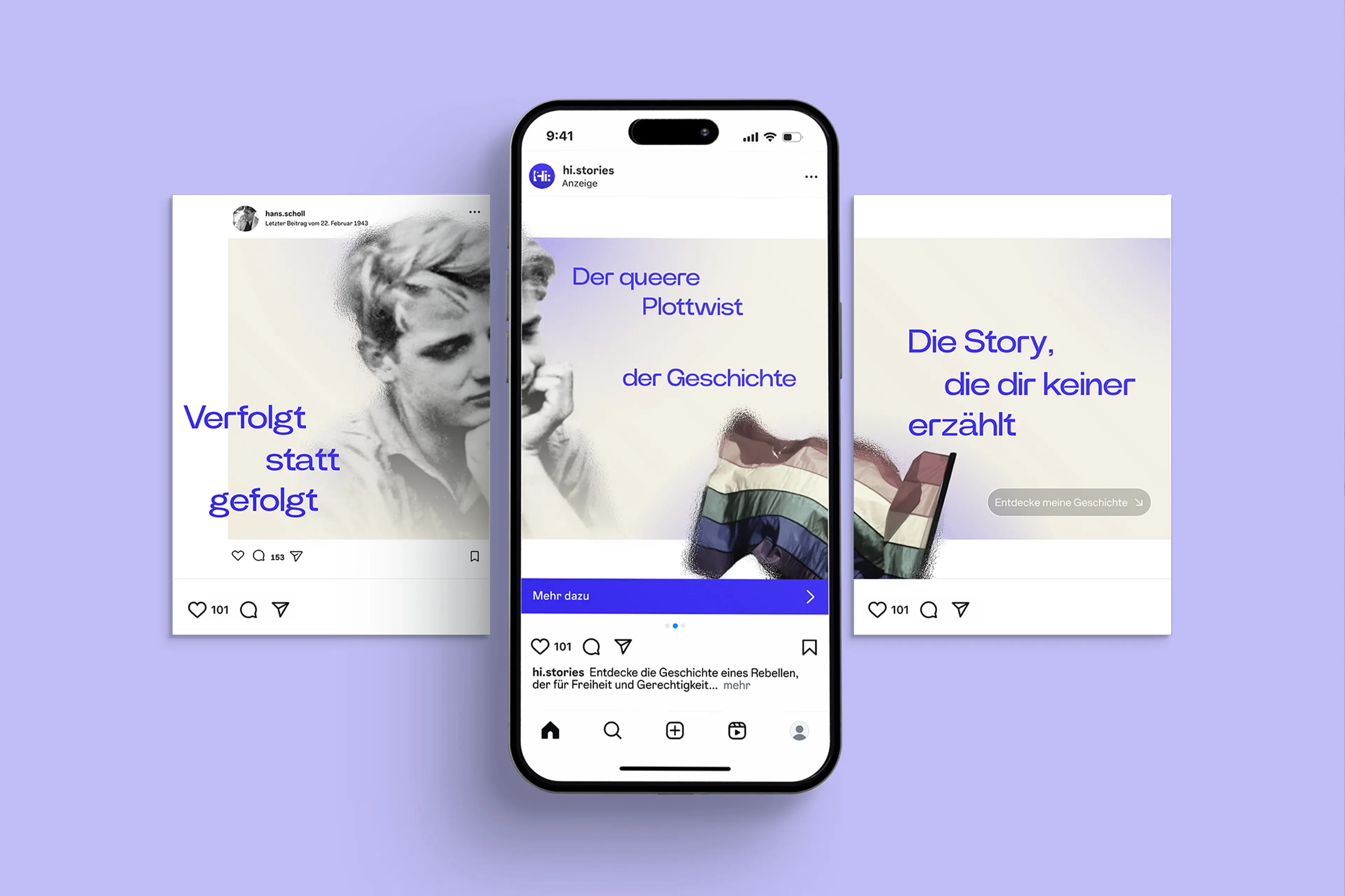 Hi:Stories - Mockup