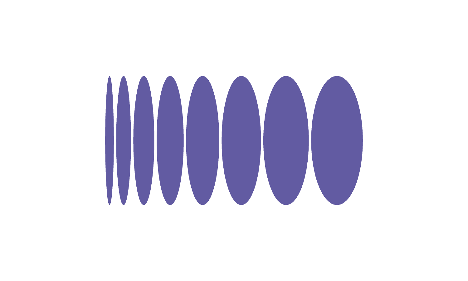 Purple circles of differing sizes symbolizing diversification