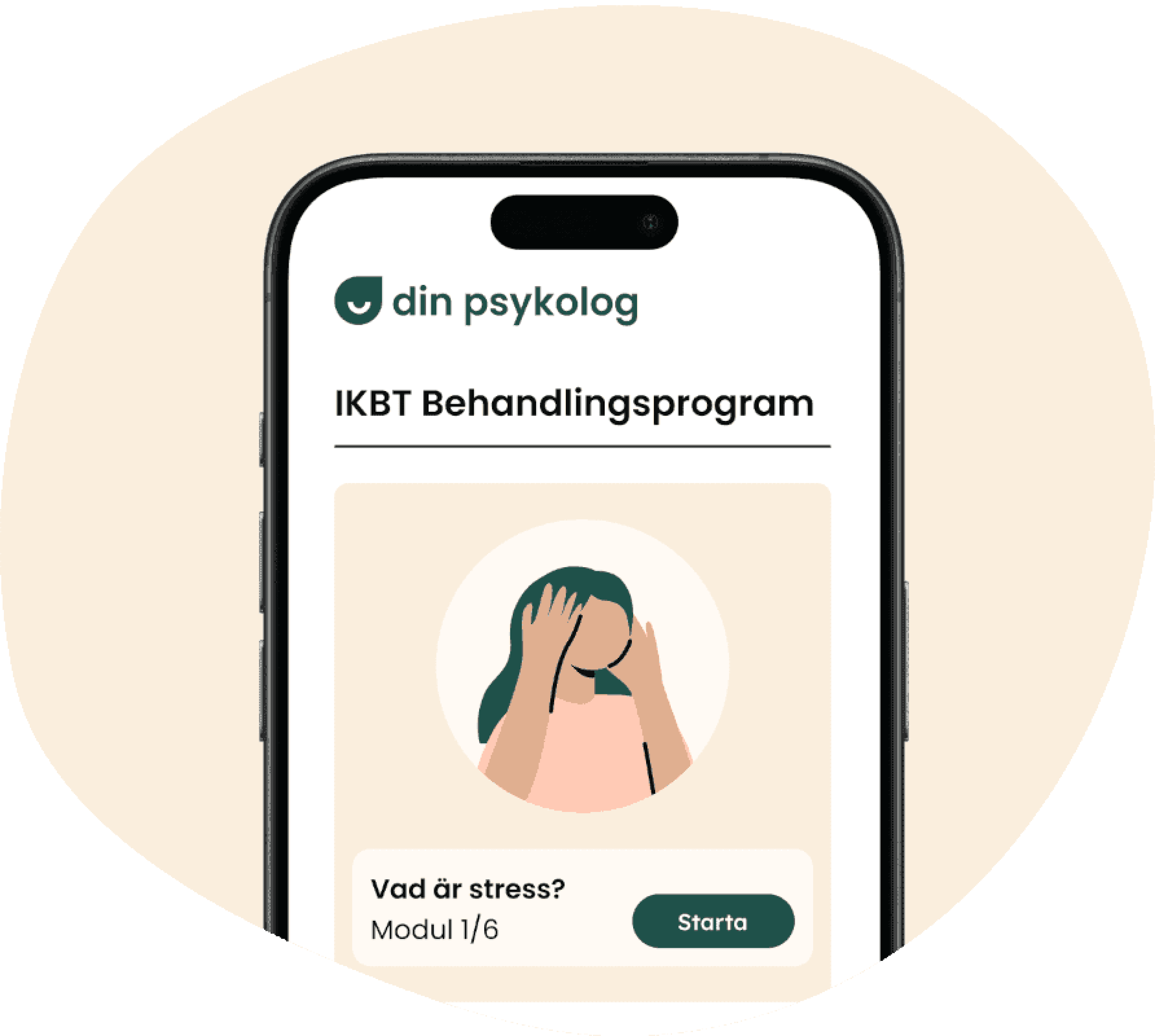 IKBT program in Din Psykolog's app
