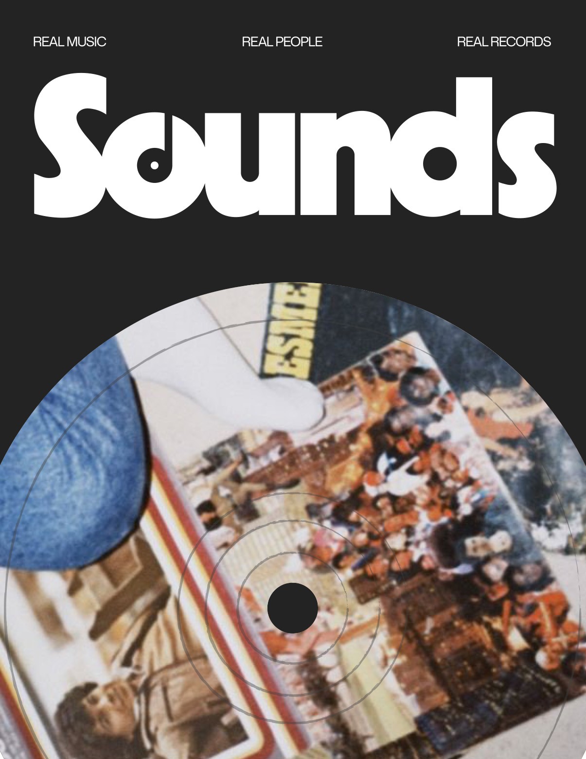 bold retro typography for music logo