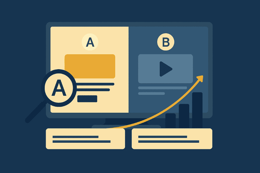 A/B Testing Improving Conversion