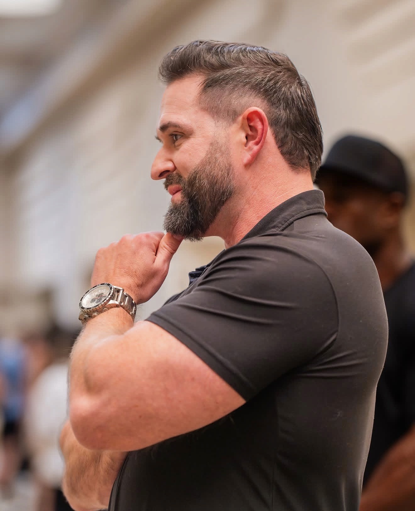 Coach Chase Gloeckner analyzing client performance during online coaching — personalized training approach