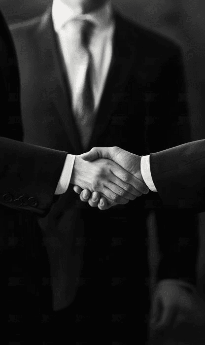 Young woman with short, dark hair and a yellow sweater looks serious, surrounded by hands holding smartphones, conveying intrusion and tension.