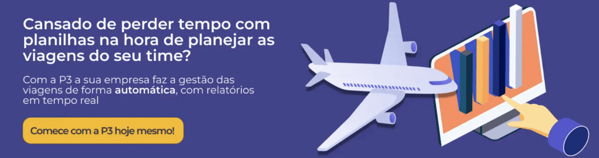 banner de gestão de viagens