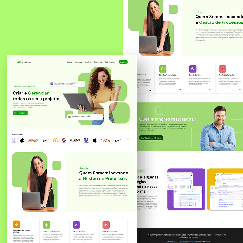 Project showcase laptop mockup