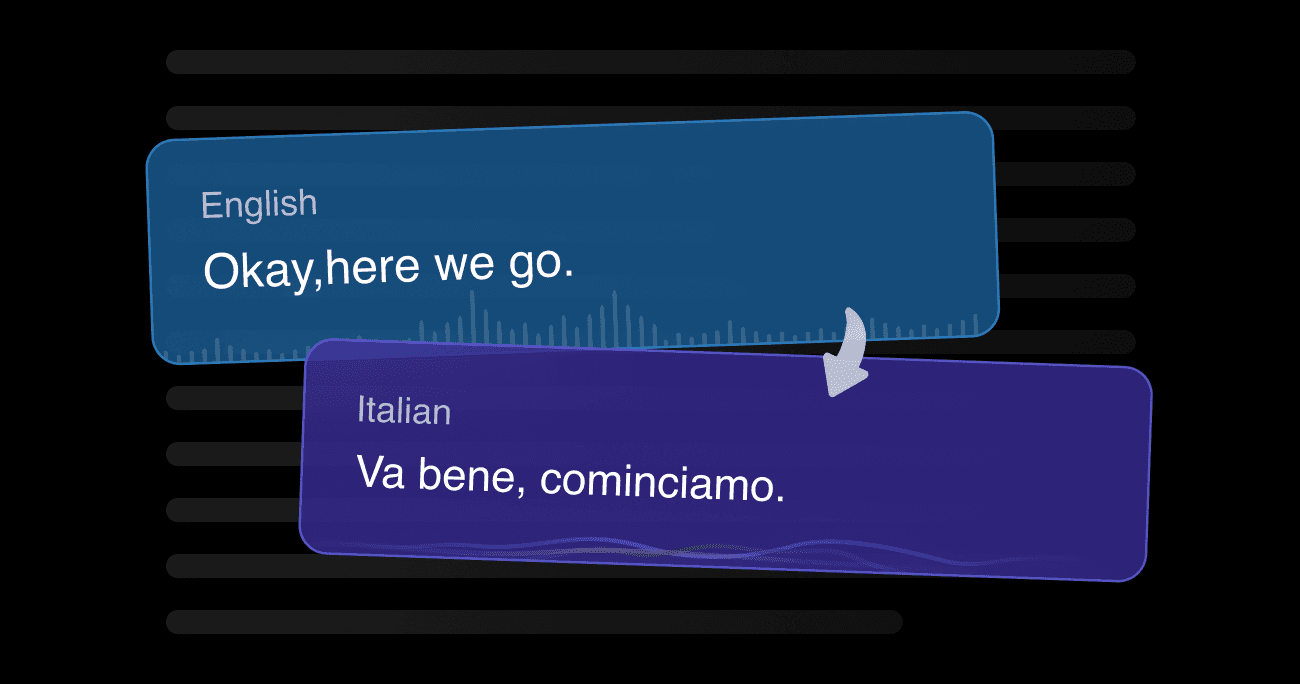 Vozo's AI video translator showing context-aware Spanish translation