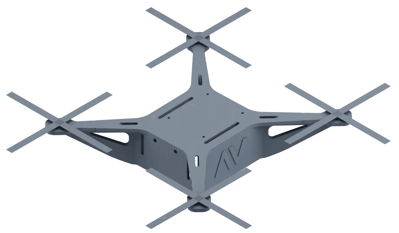 Quadcopter ground vehicle