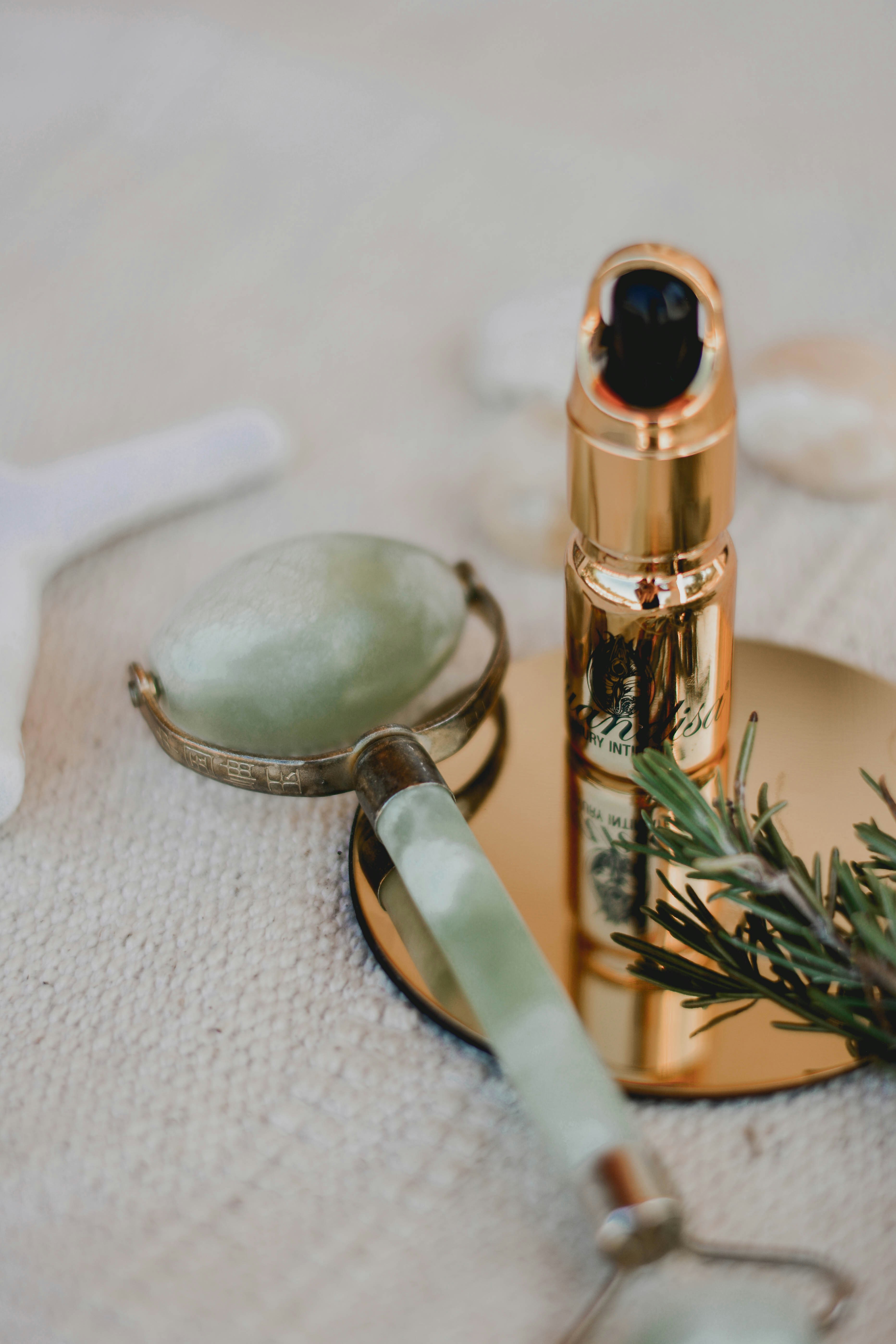 three products on a table