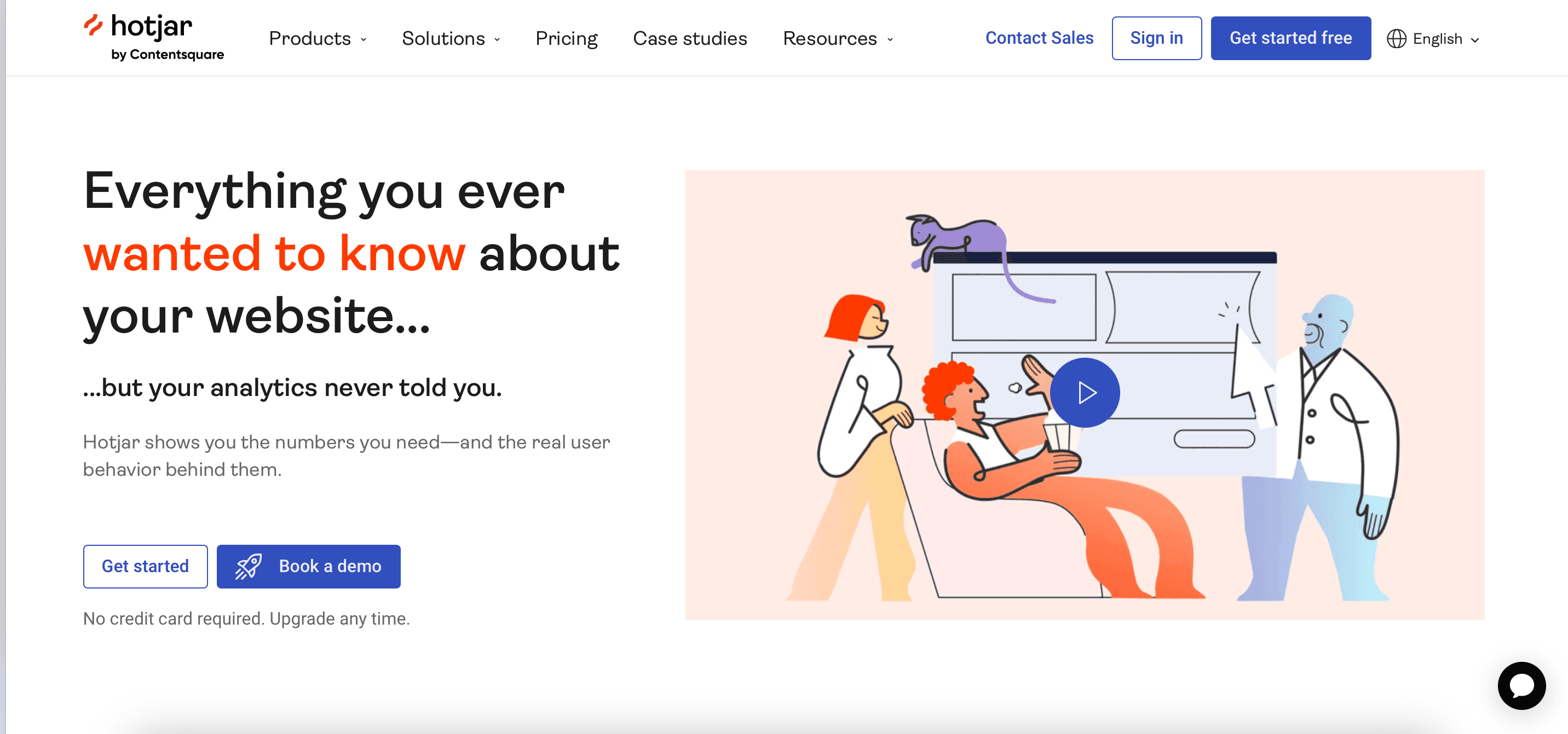 Hotjar Homepage