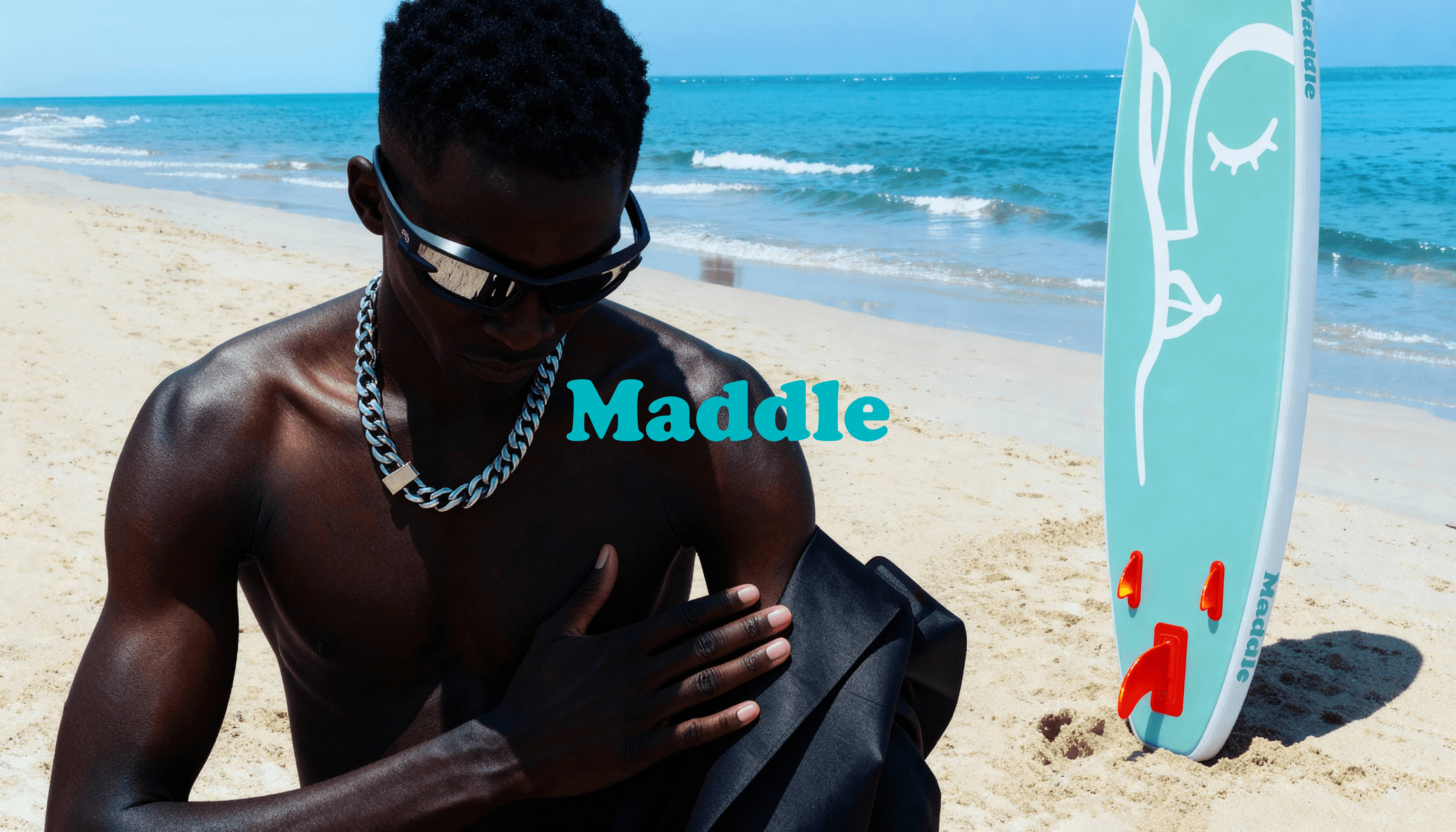 Streetside billboard with flyposters of the Batch.Works brand and illustrations