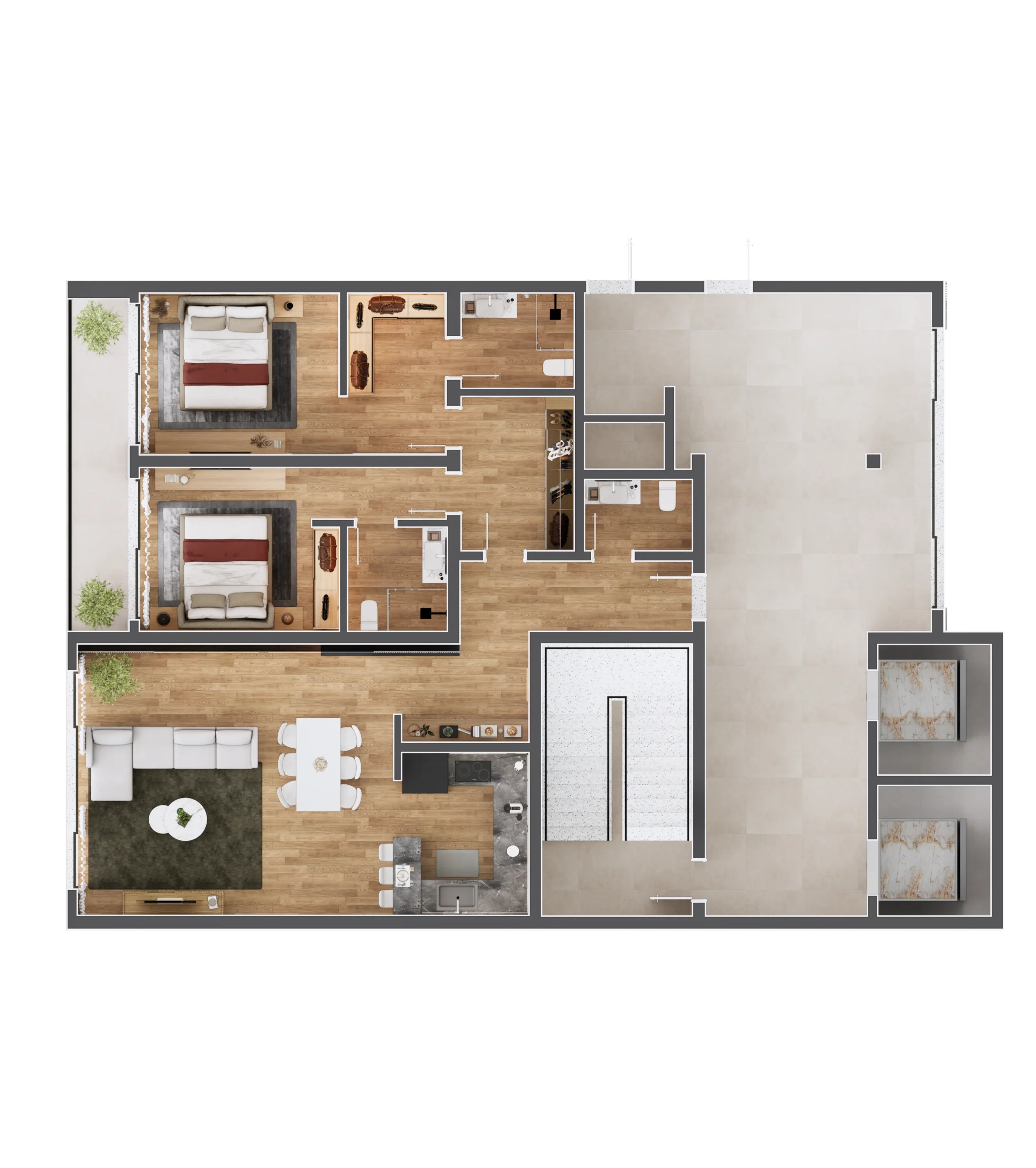 Visão Geral Penthouse Luanda, Angola Patriota Em Construção Sob Consulta