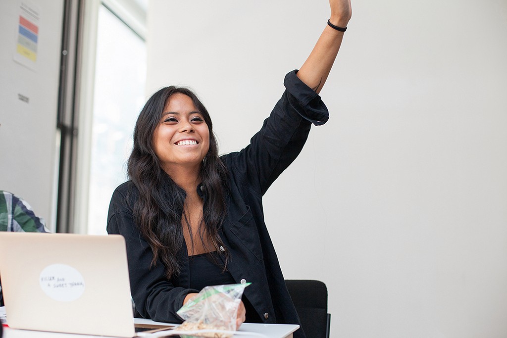 A lively group ideation session underway, energy high and possibilities still wide open.