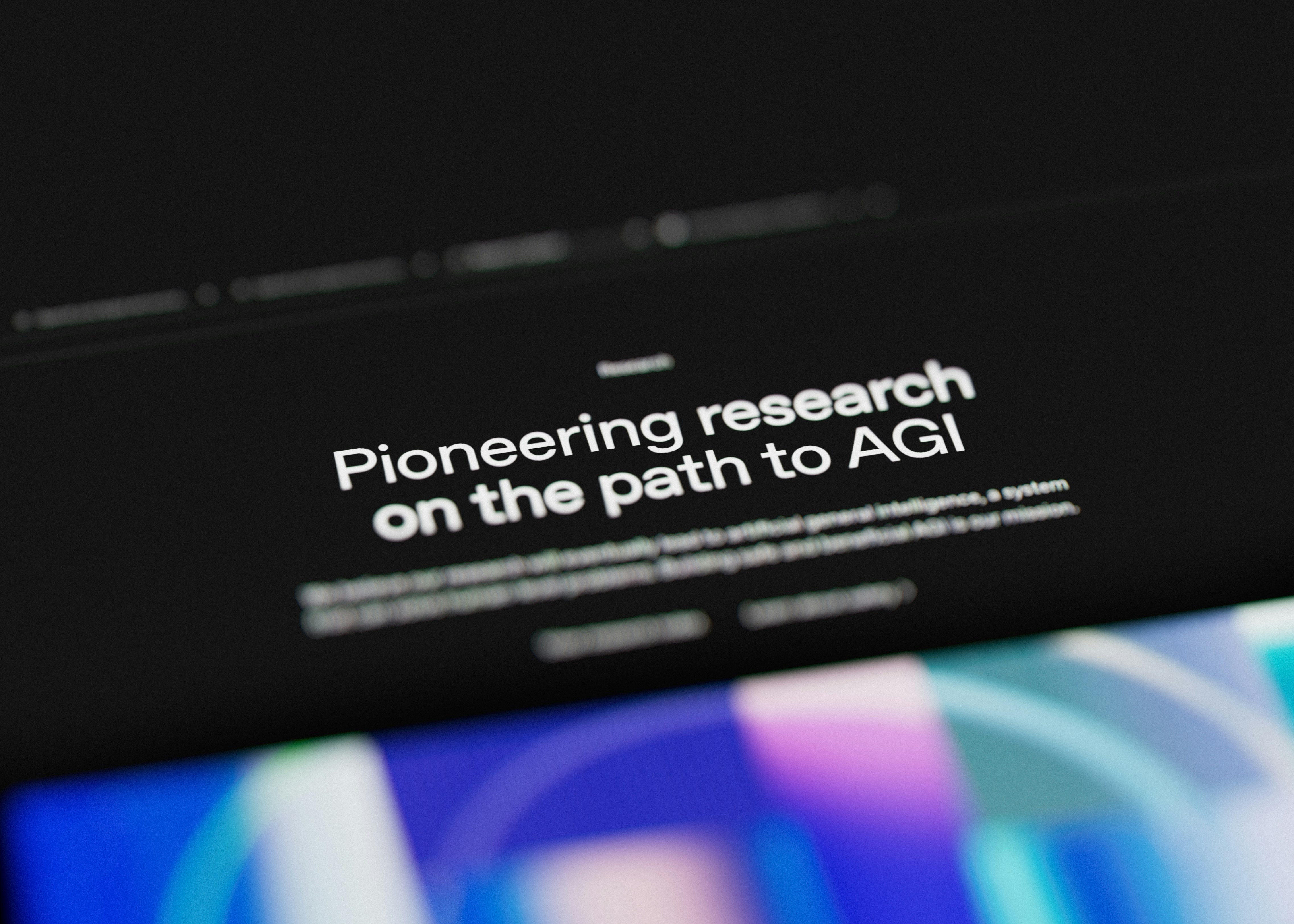 Pioneering research focuses on the path to agi.
