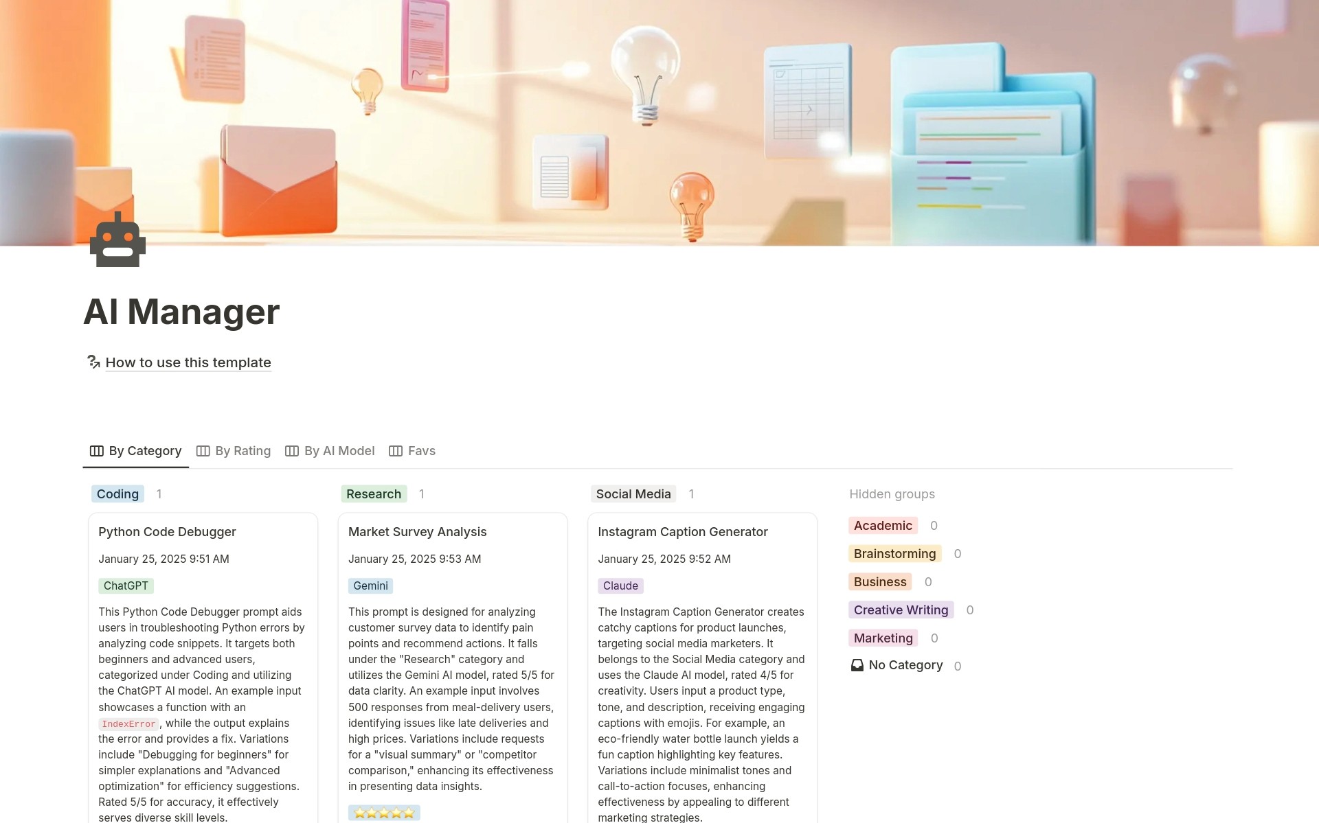 AI Manager Dashboard Screenshot
