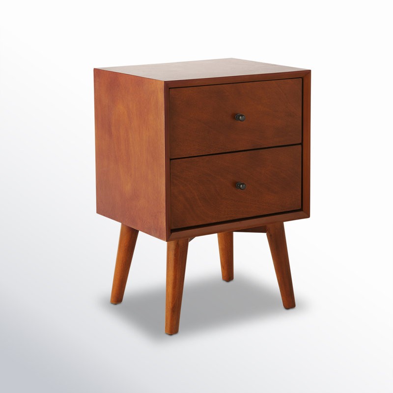 Elegant williams 2-drawer nightstand with ample storage space and a timeless design.