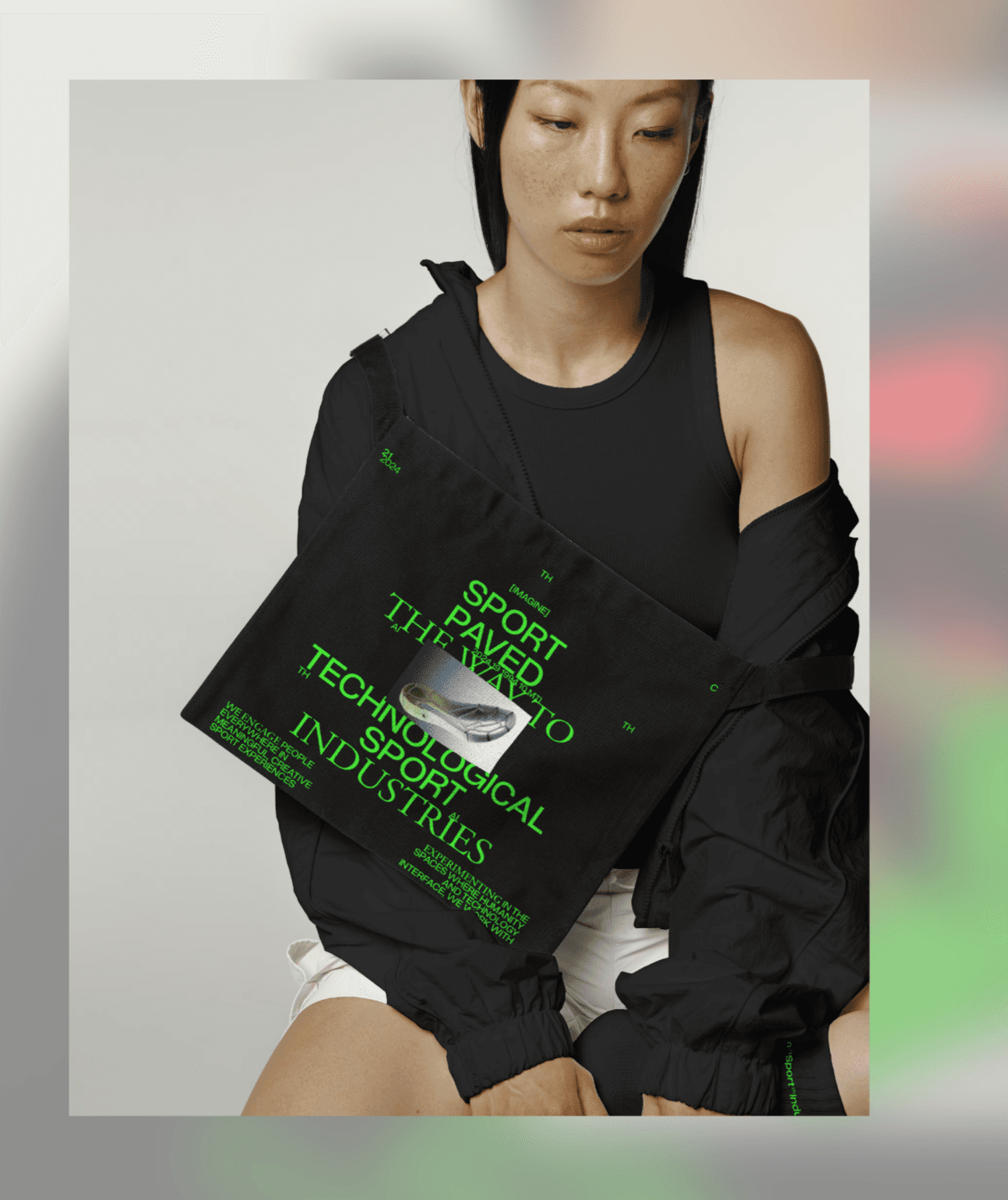 Batch.Works product catalogue book on a work top with a graphic printed image on the front