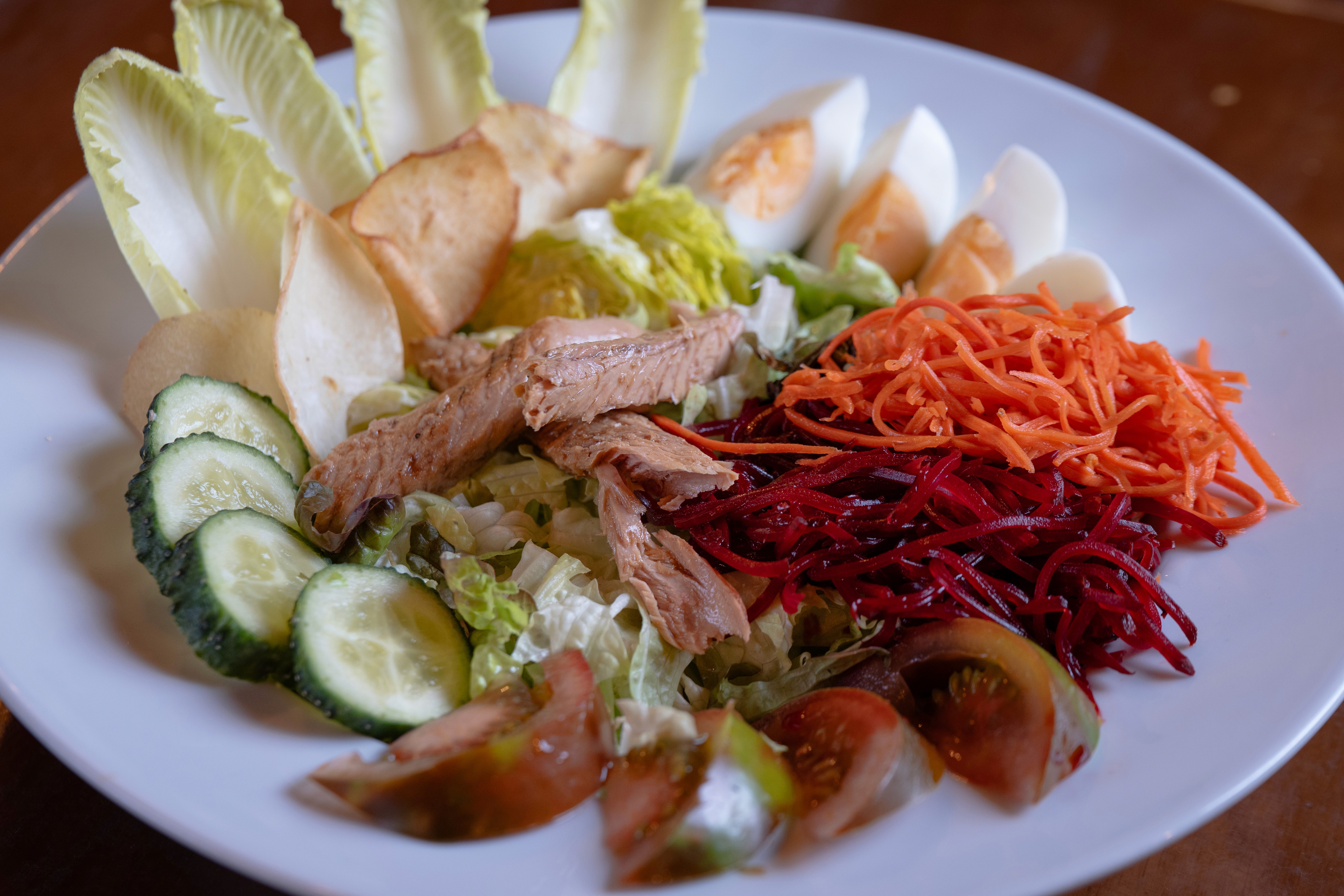 dining table in the restaurant