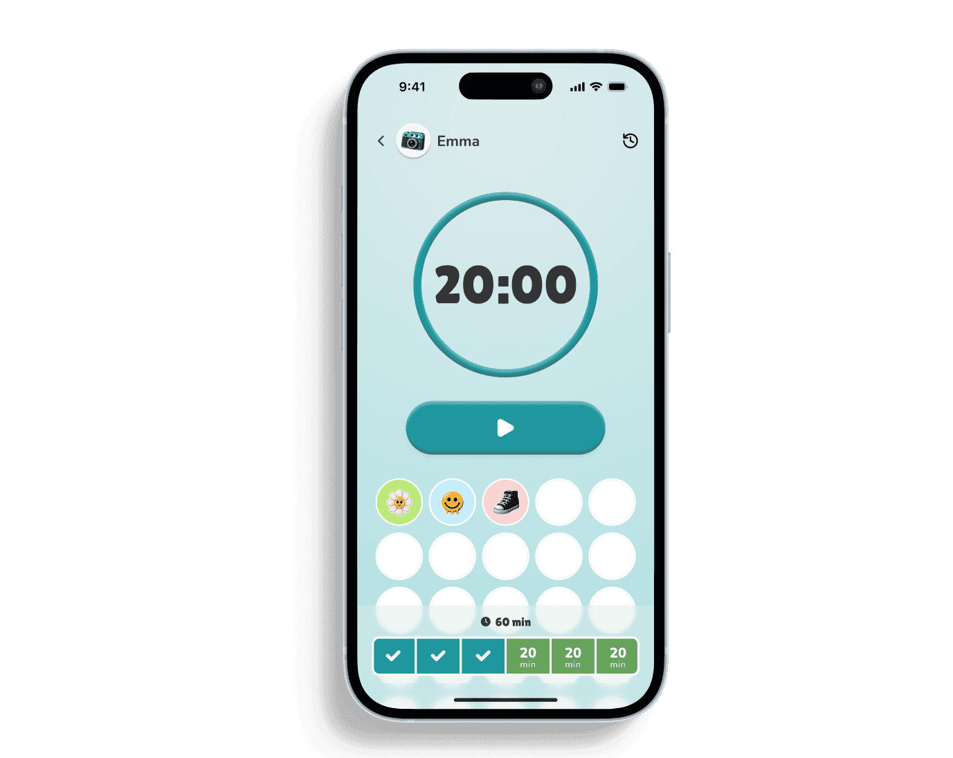 Viewy app illustration showing a simple child-friendly interface