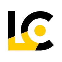 Logo Lumicode composé des lettres L et C en noir et jaune.