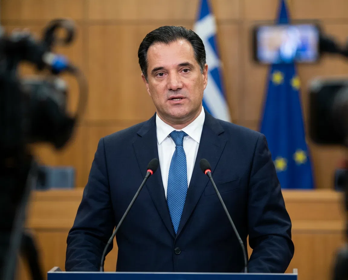 Adonis Georgiadis in a professional government setting