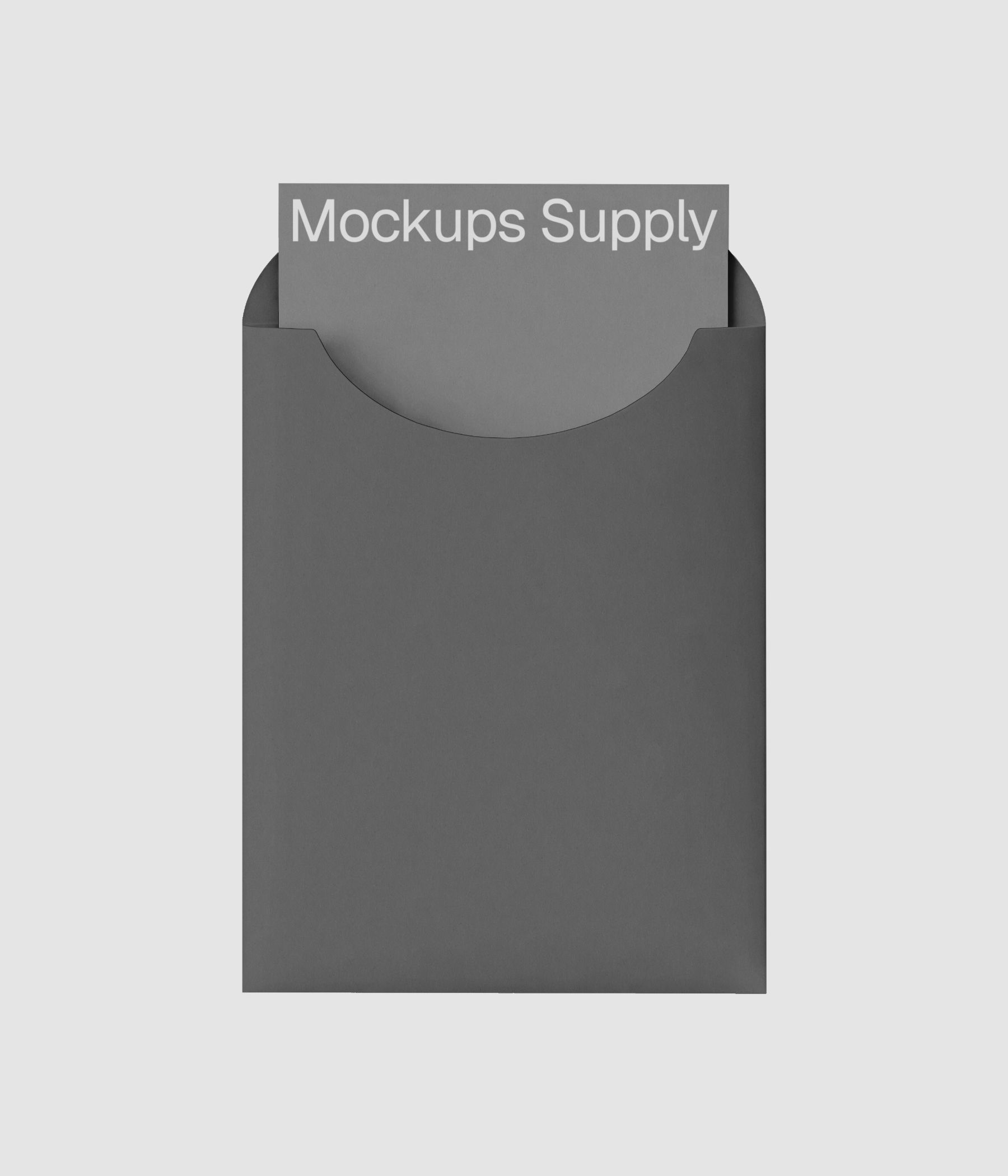 Editable envelope stationery mockup PSD for Photoshop download on Mockups Supply