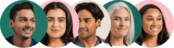 Headshots of various nurses