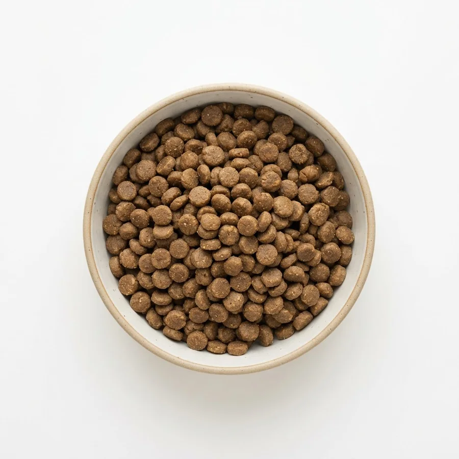 Bowl of kibble