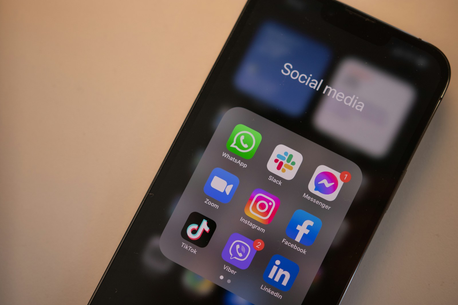 A black cell phone