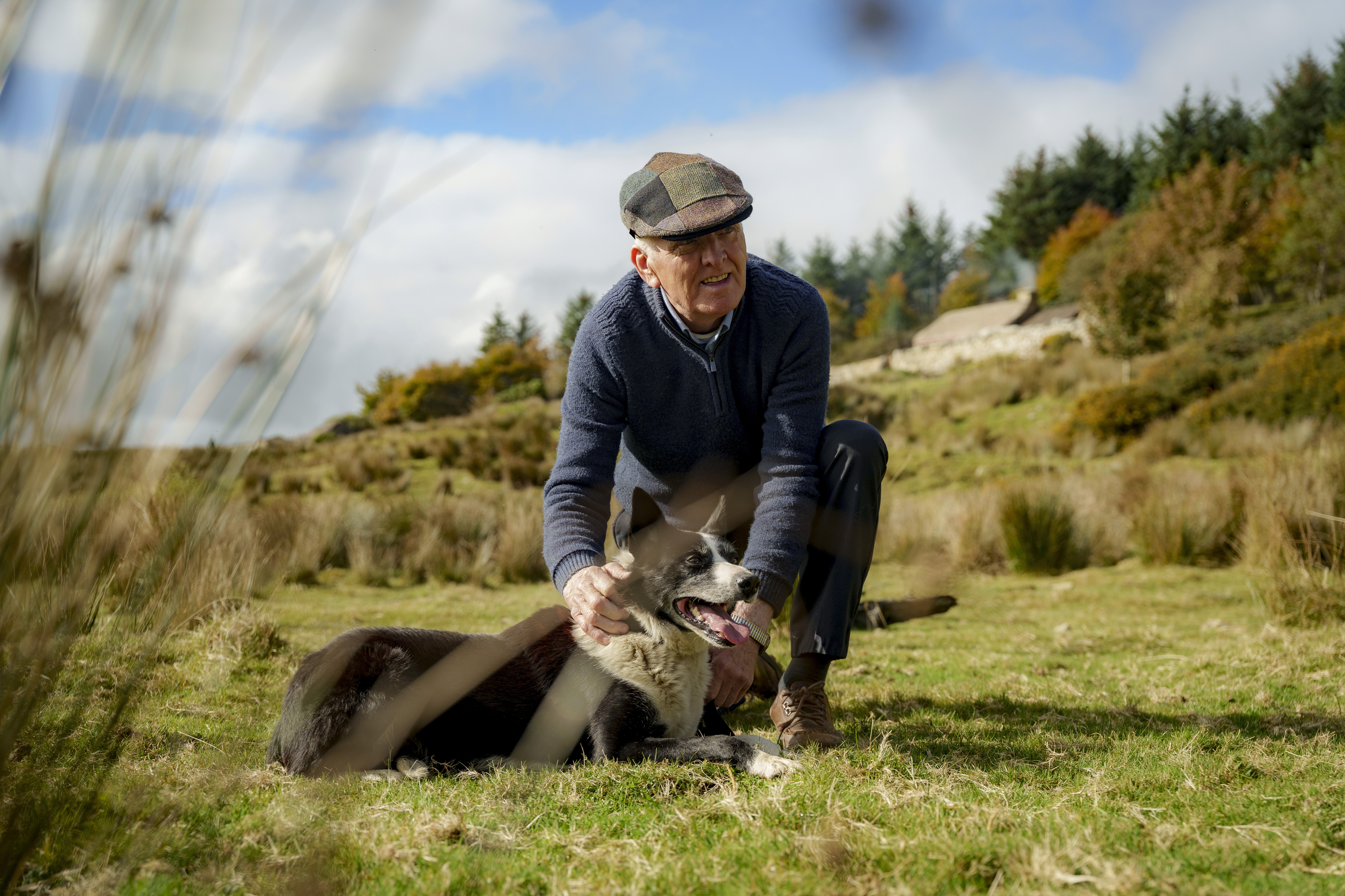 Riders looking at the app