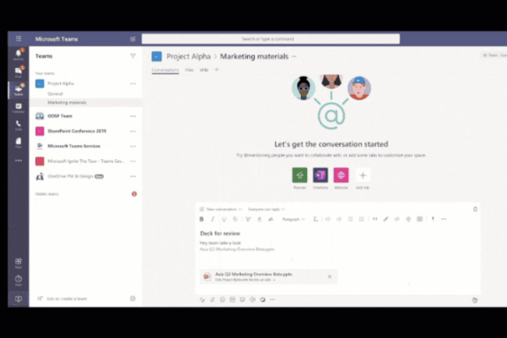 is it safe to share documents on microsoft teams