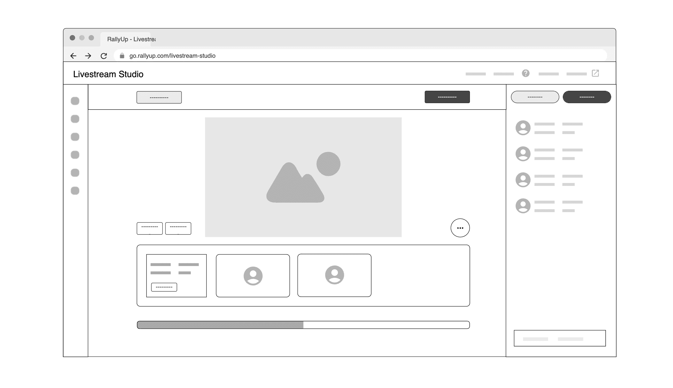 A livestreaming platform for nonprofit events