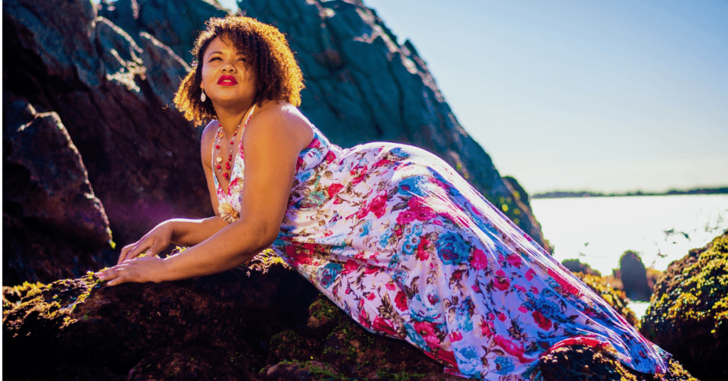 Body positivity plus size model