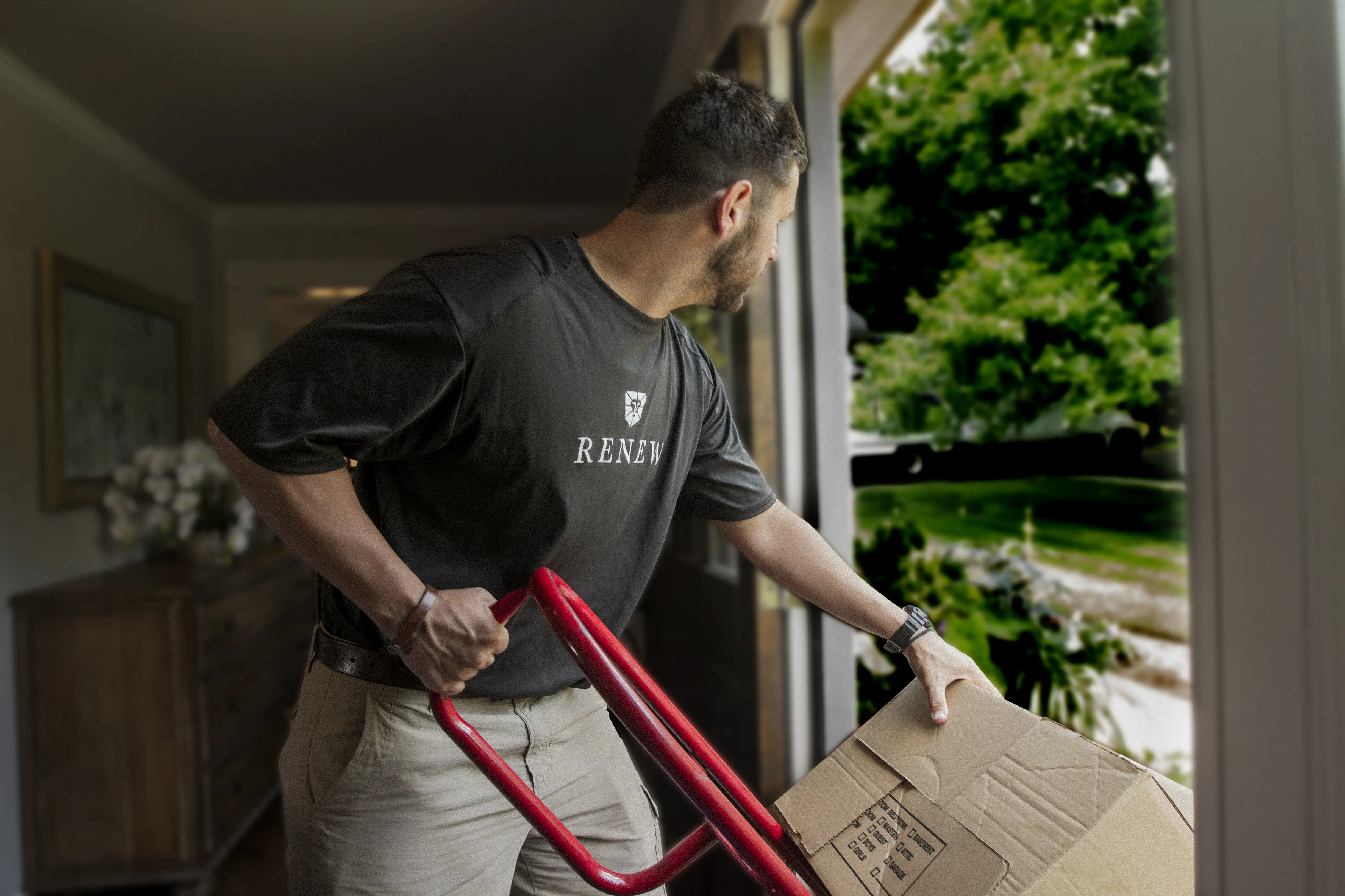 Professional full-service moving team loading a truck in Birmingham AL