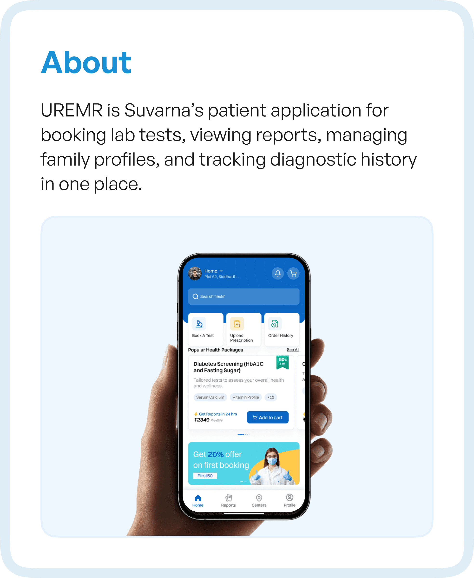 Human hand holding smartphone and scrren have Suvarna Dashboard