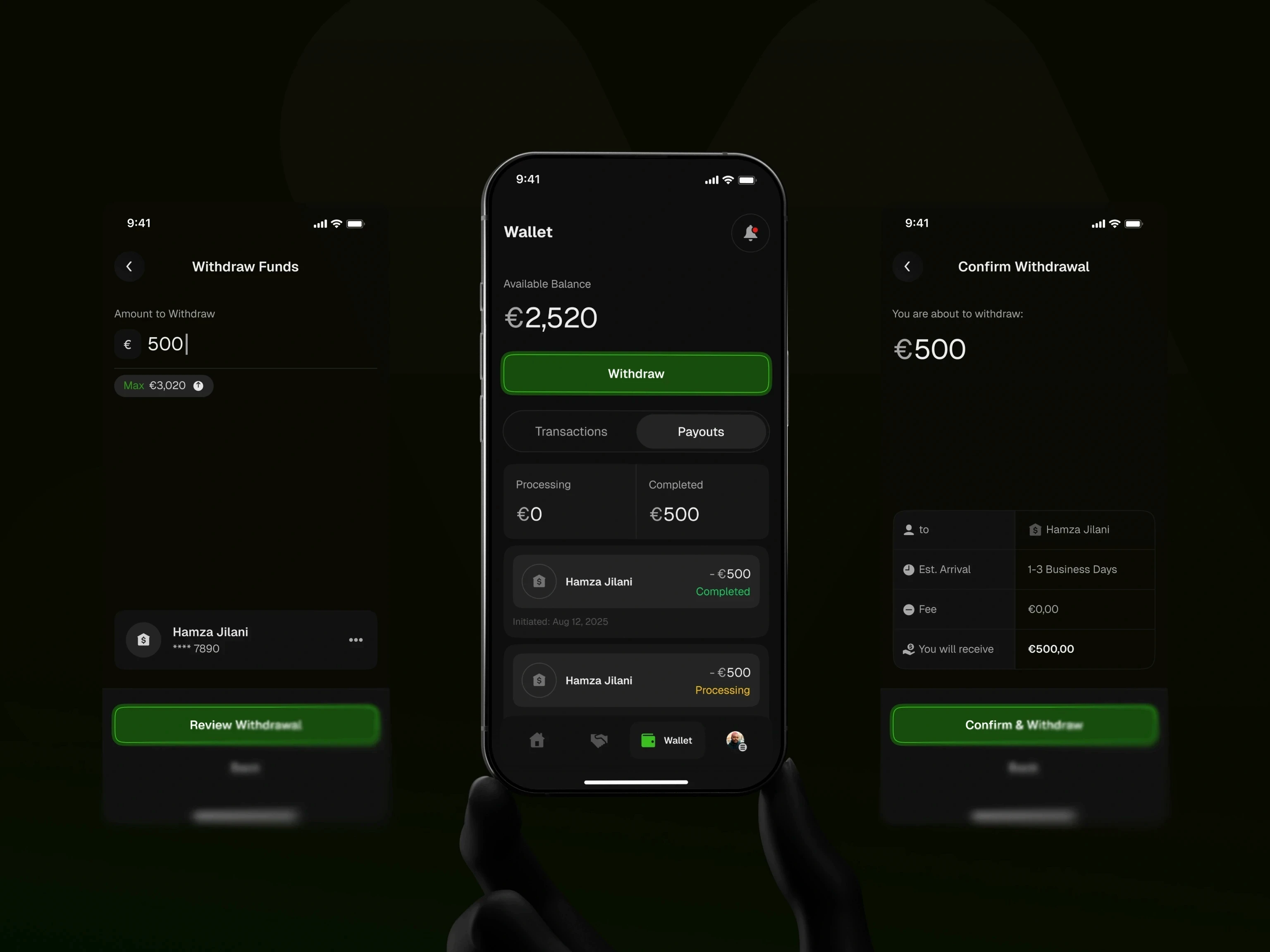 Moktiv Mobile — Wallet & Payouts visual 11